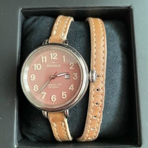 Women’s Shinola Watch With Brand New Band + Tool